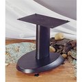 Vti Manufacturing VTI Manufacturing VSPCB Black Base Black Aluminum Pole Center Speaker Stand VSPCB